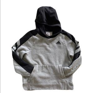 Grey adidas hoodie